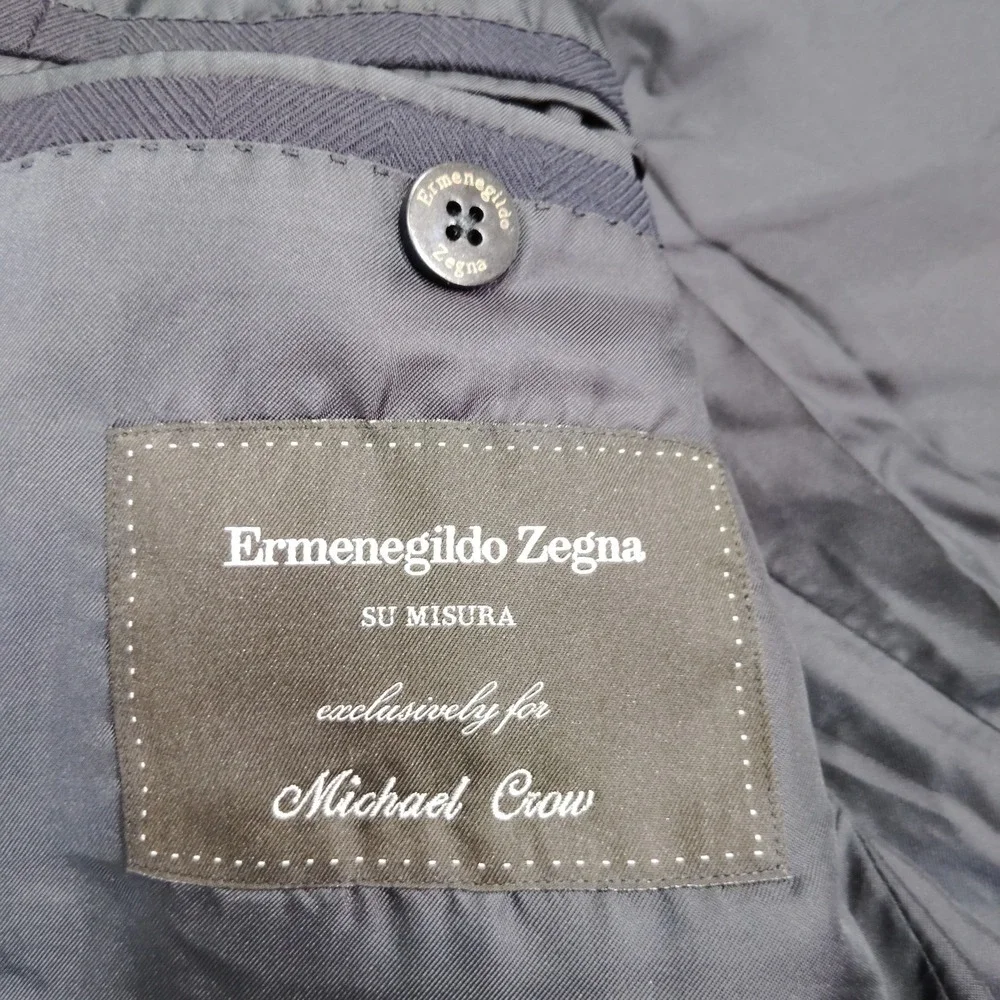 Ermenegildo Zegna smoke wool effect